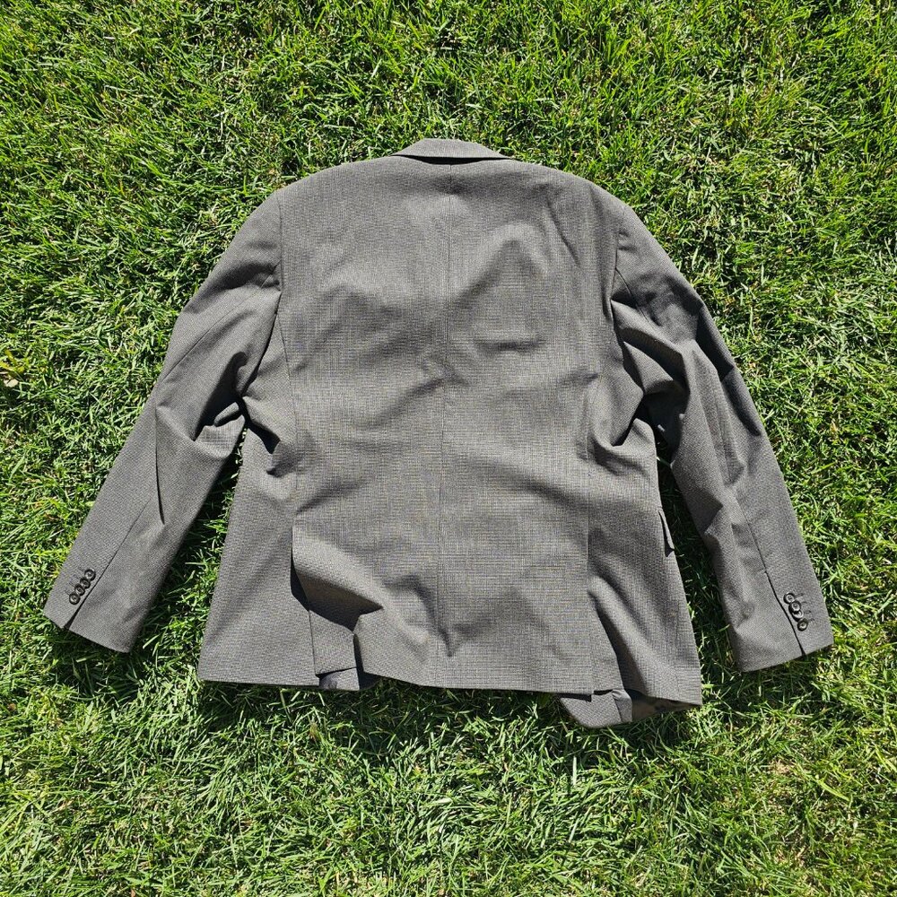 ZARA Men’s Blazer / Suit Jacket – Gray – Size 44 (US 34) – Slim Fit - Picture 2 of 5